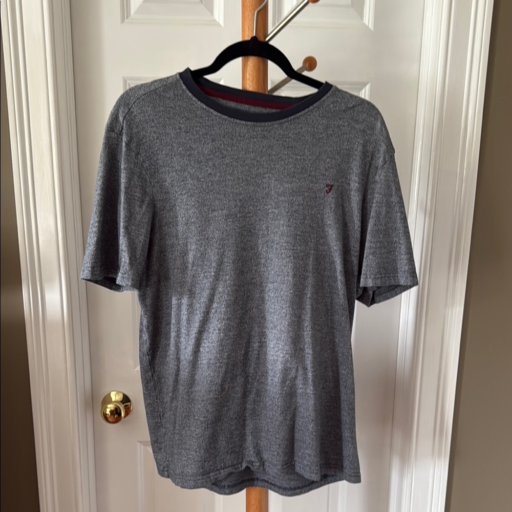 Farah Gray Short Sleeve Tees Casual Comfort